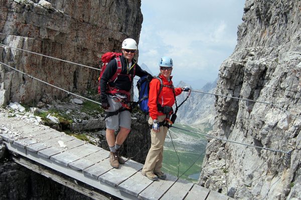 Cortina Via Ferrata Hut Trek