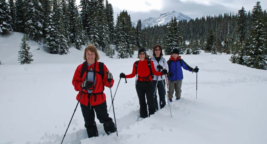 Snow Shoeing Canadian Rockies