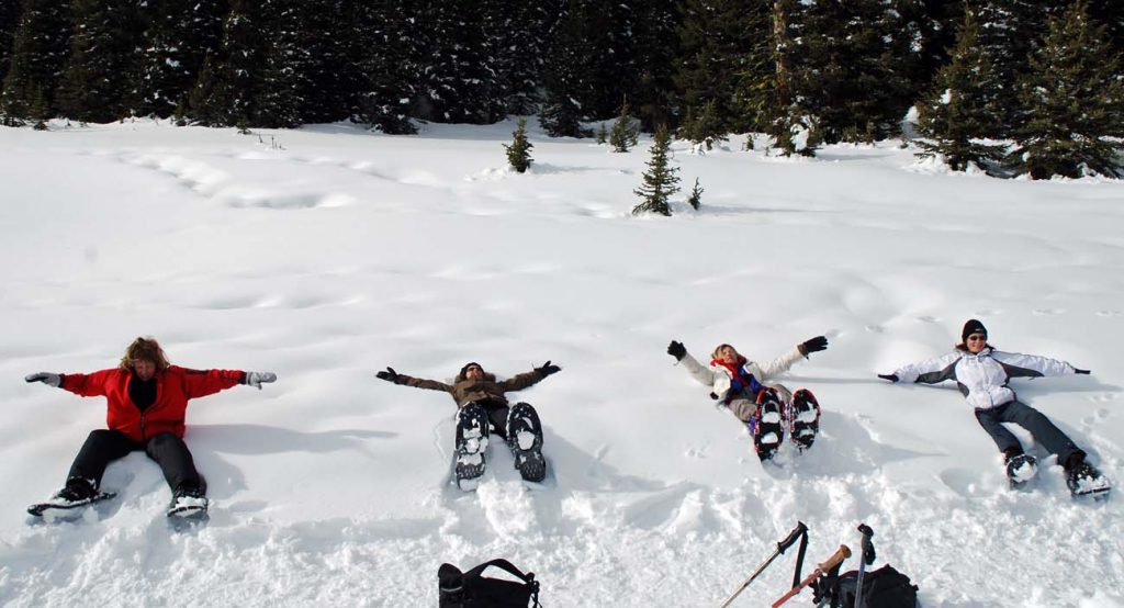 Snow Shoeing Canadian Rockies