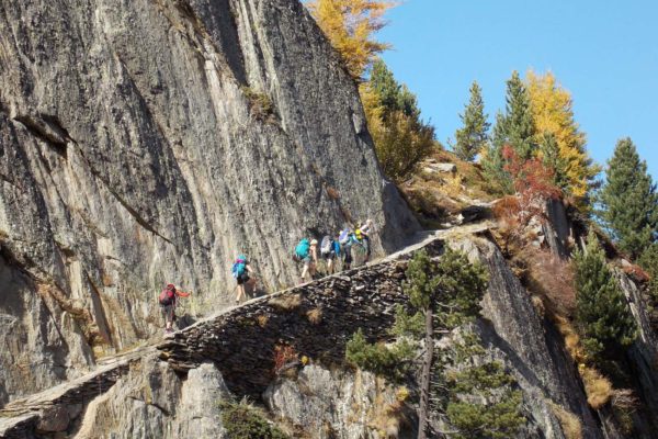 between chamonix and forclaz, tmb