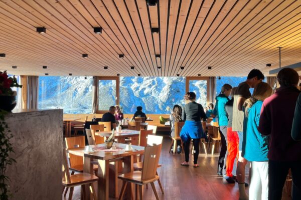 Rosengarten Dolomites - Tierser Alpl Hut Dining Room