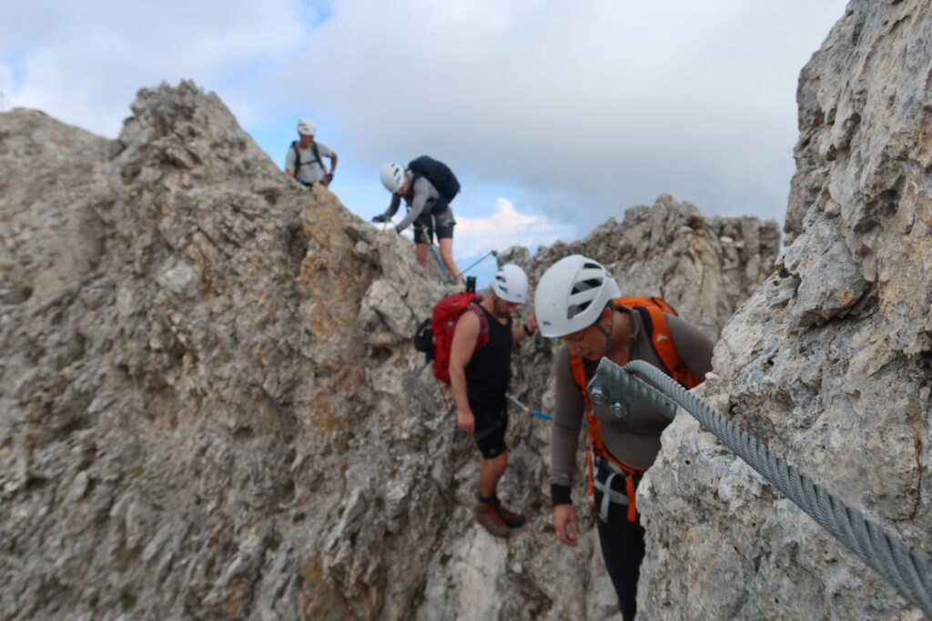 Rosengarten Dolomites Via Ferrata Hut Trek (107)