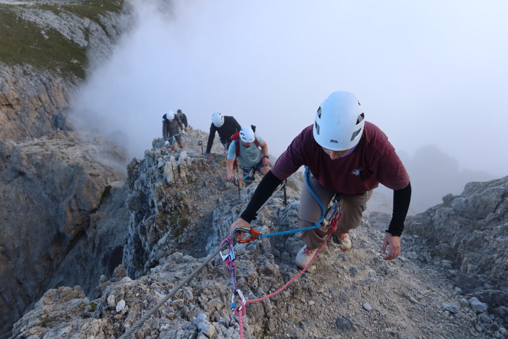 Rosengarten Dolomites Via Ferrata Hut Trek (185)