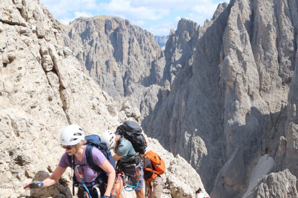 Rosengarten Dolomites Via Ferrata Hut Trek (35)