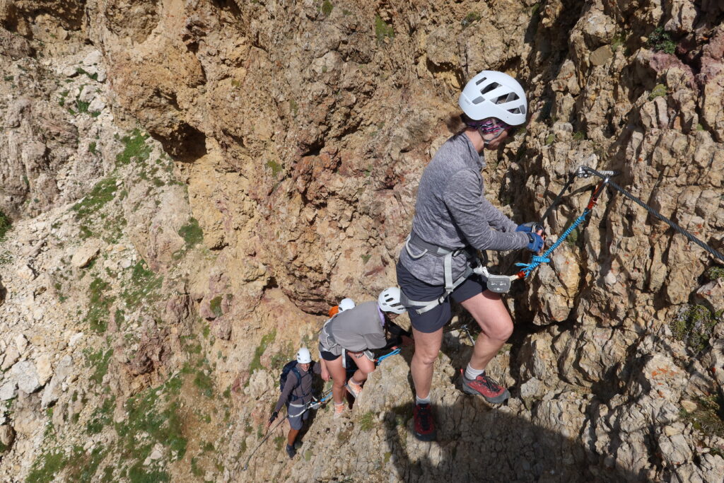 Rosengarten Dolomites Via Ferrata Hut Trek (57)