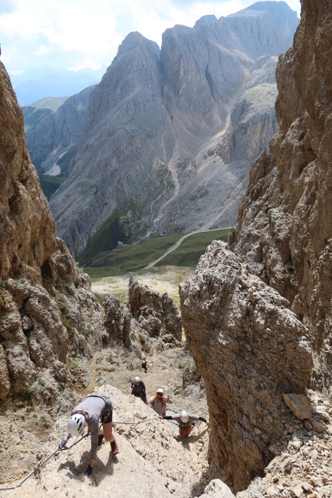 Rosengarten Dolomites Via Ferrata Hut Trek (64)