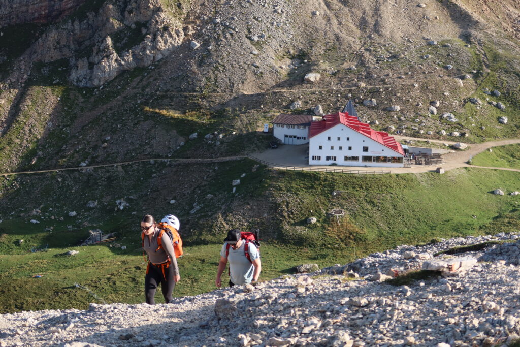 Rosengarten Dolomites Via Ferrata Hut Trek (95)